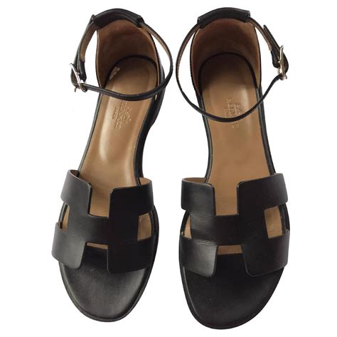 hermes santorini black|hermes santorini sandalen.